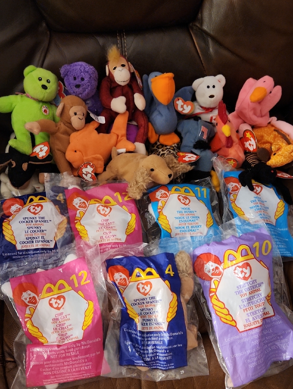 Ty Beanie Babies Teanie Beanies Lot Of 24 Some NWT in Bag